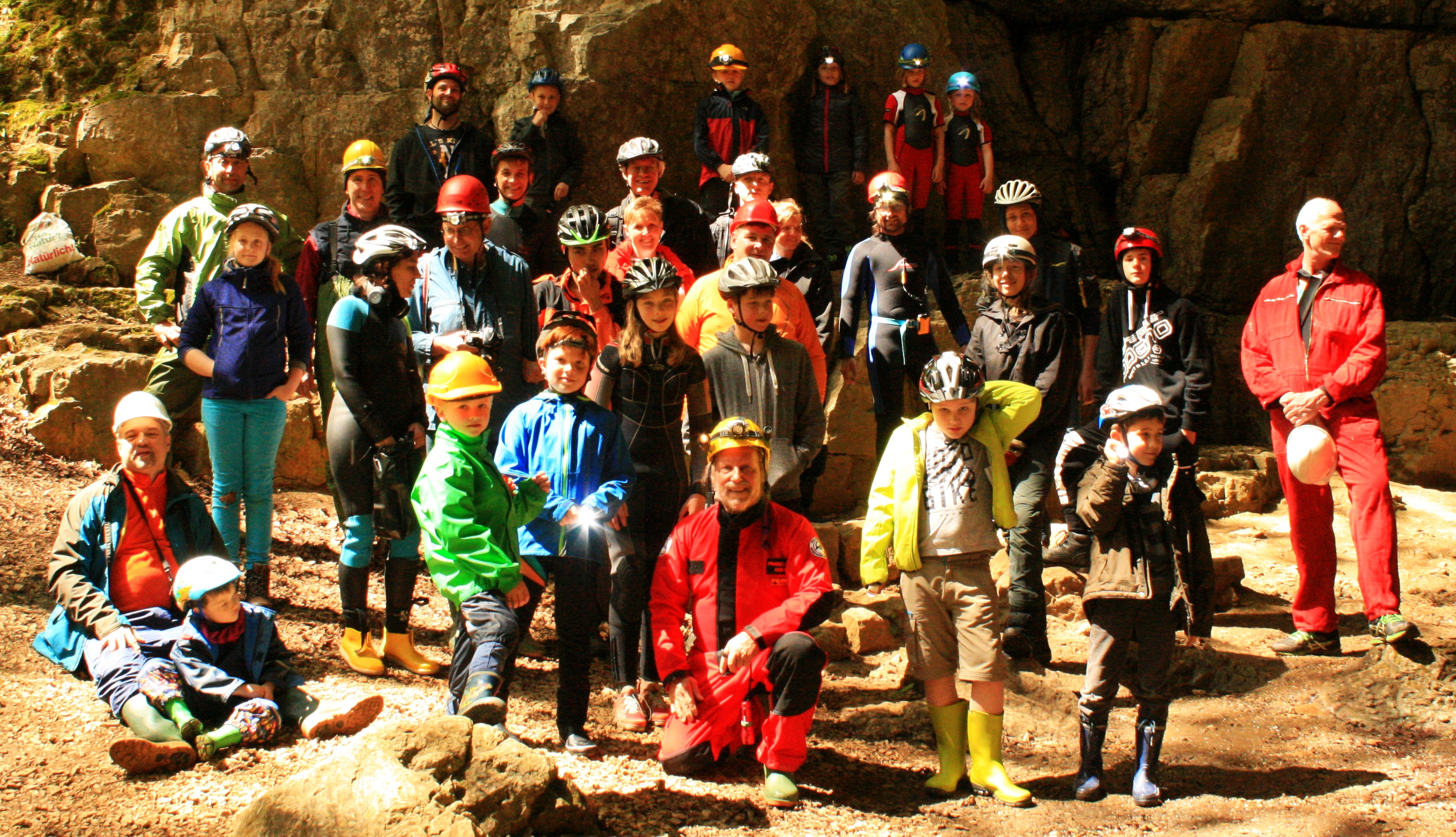 Höhlentour 2016 Gruppenbild